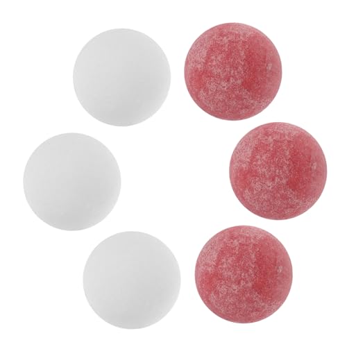 FRCOLOR 6 Stück Teiliges Matte Tischfußball Ersatzbälle Bunte Offizielle Foosball Bälle Komfortabler Griff Langlebig für Tischfußballspiele und Outdoor Spaß FRCOLOR 6 Stück Teiliges Matte Tischfußball Ersatzbälle Bunte Offizielle Foosball Bälle Komfortabler Griff Langlebig für Tischfußballspiele und Outdoor Spaß von FRCOLOR