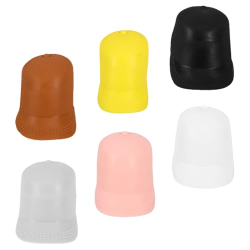 FRCOLOR 6 Stück Teiliges Mini Duckbill Cap Bunte Kleine Puppenhüte Sonnenschutzmützen für Puppen Vielseitige Mini Hut Requisiten für Puppenhaus DIY Dekoration und Rollenspiel FRCOLOR 6 Stück Teiliges Mini Duckbill Cap Bunte Kleine Puppenhüte Sonnenschutzmützen für Puppen Vielseitige Mini Hut Requisiten für Puppenhaus DIY Dekoration und Rollenspiel von FRCOLOR