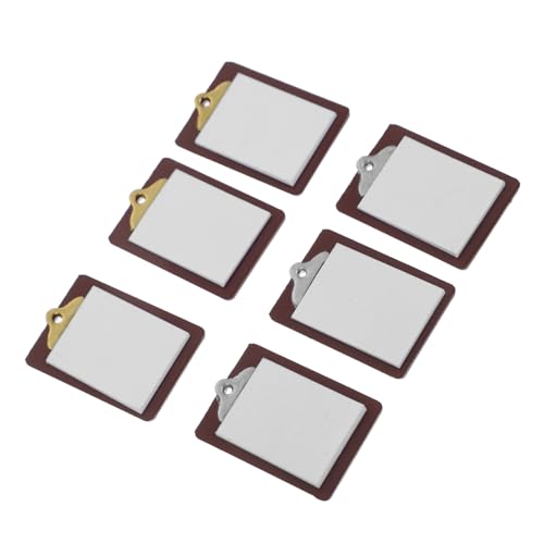FRCOLOR 6 Stück Teiliges Mini Whiteboard für Puppenhaus Realistische Schreibtafeln mit Clip Niedliche Schulzubehör Deko Multifunktional für DIY Mikroszenen und Kreative Spielideen FRCOLOR 6 Stück Teiliges Mini Whiteboard für Puppenhaus Realistische Schreibtafeln mit Clip Niedliche Schulzubehör Deko Multifunktional für DIY Mikroszenen und Kreative Spielideen von FRCOLOR