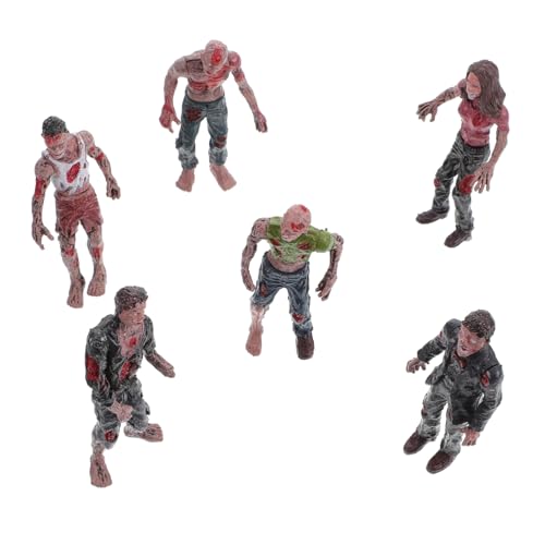 FRCOLOR 6 Stück Teiliges Mini Zombie Puppen Realistische Kunststoff Figuren für Halloween Deko Gruselige Requisiten für Sandtisch Mikro Szenen und Streichspiele FRCOLOR 6 Stück Teiliges Mini Zombie Puppen Realistische Kunststoff Figuren für Halloween Deko Gruselige Requisiten für Sandtisch Mikro Szenen und Streichspiele von FRCOLOR