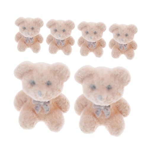 FRCOLOR 6 Stück Teiliges Miniatur Plüschbären DIY Anhänger für Hochzeiten Geburtstagsfeiern und Babypartys Charmante Dekorationen Vielseitige Leicht Braun FRCOLOR 6 Stück Teiliges Miniatur Plüschbären DIY Anhänger für Hochzeiten Geburtstagsfeiern und Babypartys Charmante Dekorationen Vielseitige Leicht Braun von FRCOLOR