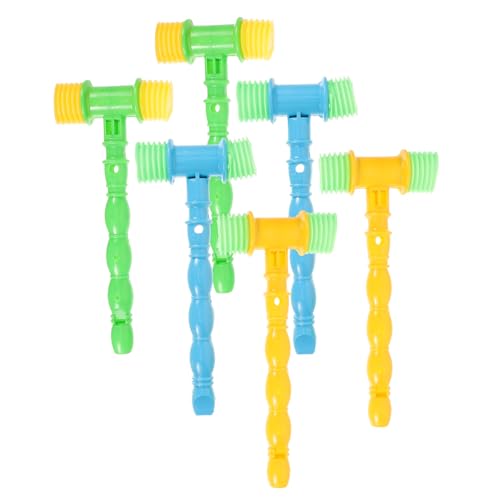 FRCOLOR 6 Stück Teiliges Musik Hammer aus Hochwertigem Sichere Klopfspielzeuge für Fördert Neugier und Entwicklung Bunte Zufällige Farben für Eltern Junge Mädchen Zufällige Farbe von FRCOLOR