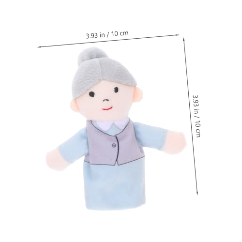 FRCOLOR 6 Stück Teiliges Plüsch fingerpuppen Weiche Handpuppen Familie Interaktive Rollenspiele und Erzählspielzeug Fördert Fantasie Geeignet für Vorschulkinder und Eltern Junge von FRCOLOR