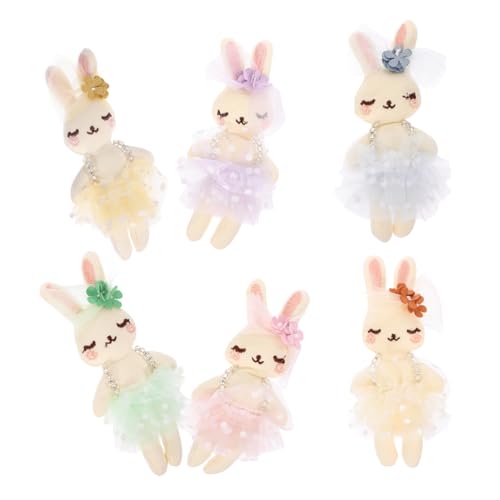 FRCOLOR 6 Stück Teiliges Plüschkaninchen Weiche Stofftier Hasen für Ostern Realistische Designs als oder Dekoration Farben Erhältlich für Freunde FRCOLOR 6 Stück Teiliges Plüschkaninchen Weiche Stofftier Hasen für Ostern Realistische Designs als oder Dekoration Farben Erhältlich für Freunde von FRCOLOR