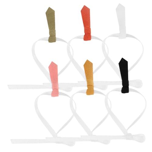 FRCOLOR 6 Stück Teiliges Puppen Zubehör mit Fliegen Bjd Krawatten für Puppen Kreative Verkleidung Outfits Vielseitige Puppenkleidung und Accessoires von FRCOLOR