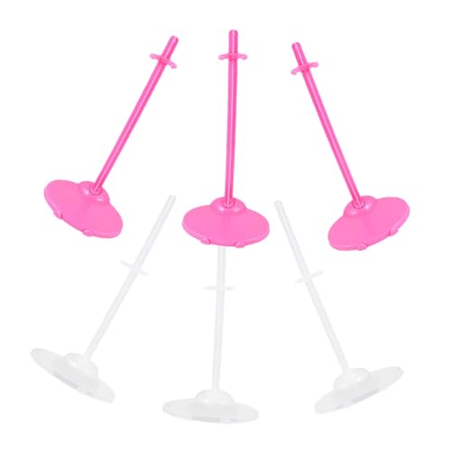 FRCOLOR 6 Stück Teiliges Puppenständer aus Stabilem mit Runder Basis Transparente und Pinke Doll Figure Stands für Puppen und Sammlerfiguren Sicherer Halt ohne Verrutschen Vielseitig FRCOLOR 6 Stück Teiliges Puppenständer aus Stabilem mit Runder Basis Transparente und Pinke Doll Figure Stands für Puppen und Sammlerfiguren Sicherer Halt ohne Verrutschen Vielseitig von FRCOLOR