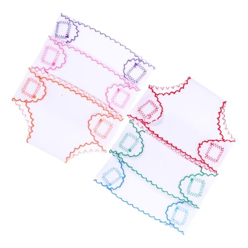 FRCOLOR 6 Stück Teiliges Puppenwindel aus Waschbarem Umweltfreundlich Wiederverwendbar für DIY Puppenherstellung und Kinderbasteln Kompakt und Leicht für Einfache Aufbewahrung von FRCOLOR