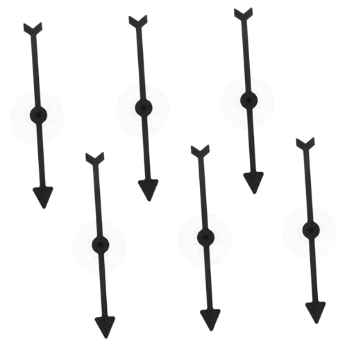 FRCOLOR 6 Stück Teiliges Rotierende Pfeile mit Saugnapfbasis Kunststoff Spielpfeile für Partyspiele Interaktive Zeiger für Unterricht und Veranstaltungen Robust und Vielseitig Einsetzbar von FRCOLOR