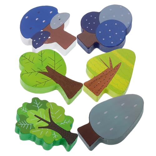 FRCOLOR 6 Stück Teiliges Set Holzbaum für Eisenbahn Szenen Interaktive Miniatur Bäume aus Natürlichem Holz Fördert Kreativität Motorische Fähigkeiten für Spielzeugzüge und Modellbau FRCOLOR 6 Stück Teiliges Set Holzbaum für Eisenbahn Szenen Interaktive Miniatur Bäume aus Natürlichem Holz Fördert Kreativität Motorische Fähigkeiten für Spielzeugzüge und Modellbau von FRCOLOR