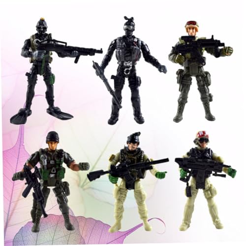FRCOLOR 6 Stück Teiliges Special Forces aus Kunststoff Bewegliche Gelenkfiguren für Jungen und Mädchen Interaktives Eltern Junge Mädchen Rollenspiel Abnehmbare Arme und Beine Pädagogisch FRCOLOR 6 Stück Teiliges Special Forces aus Kunststoff Bewegliche Gelenkfiguren für Jungen und Mädchen Interaktives Eltern Junge Mädchen Rollenspiel Abnehmbare Arme und Beine Pädagogisch von FRCOLOR