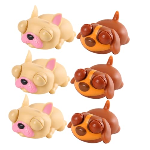 FRCOLOR 6 Stück Teiliges Squeeze Tiere Stressabbau Kinderparty Füllstoff Lustige Sensorik Spielzeuge für Mädchen Jungen von FRCOLOR