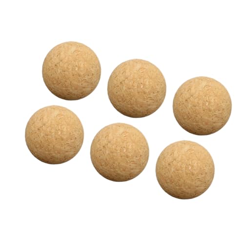 FRCOLOR 6 Stück Teiliges Tischfußball Bälle aus Holz für Tischfußballspiele Langlebig für Standard Tischfußballtische Perfektes für Freizeitaktivitäten FRCOLOR 6 Stück Teiliges Tischfußball Bälle aus Holz für Tischfußballspiele Langlebig für Standard Tischfußballtische Perfektes für Freizeitaktivitäten von FRCOLOR