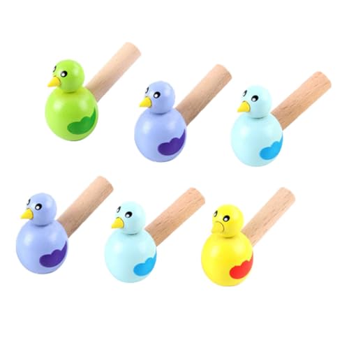 FRCOLOR 6 Stück Teiliges Trillerpfeifen Niedliches Cartoon für Fördert Hörvermögen als Mitgebsel und Dekoration für Kinderzimmer Zufällige Farbe Zufällige Farbe von FRCOLOR