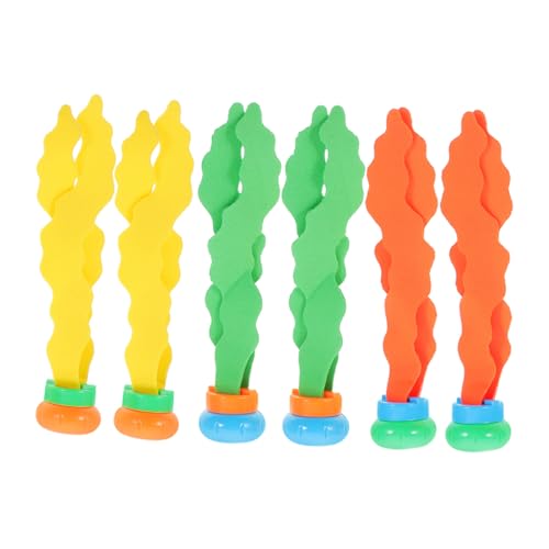 FRCOLOR 6 Stück Teiliges Unterwasser Bunte Tauchspielzeuge Algenform für Wasserspielzeug für Pool und Sommeraktivitäten Fördert Tauchen und Schwimmen Zufällige Farbe Zufällige Farbe FRCOLOR 6 Stück Teiliges Unterwasser Bunte Tauchspielzeuge Algenform für Wasserspielzeug für Pool und Sommeraktivitäten Fördert Tauchen und Schwimmen Zufällige Farbe Zufällige Farbe von FRCOLOR