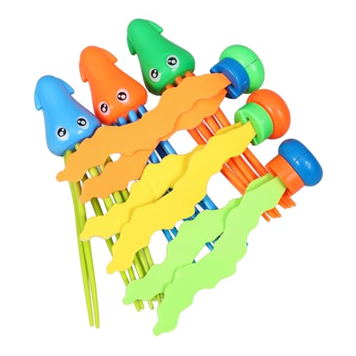 FRCOLOR 6 Stück Teiliges Unterwasser Tauchspielzeug für Wasserspaß mit Seetang und Quallen für Schwimmtraining und Spiel im Pool für Sommeraktivitäten von FRCOLOR