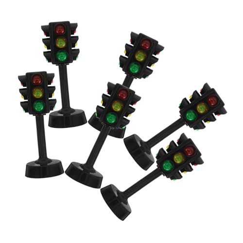FRCOLOR 6 Stück Teiliges Verkehrssignalspielzeug für Lernspielzeug mit Licht zur Verkehrserziehung und Partydekoration für Frühe Bildung und Sicheres FRCOLOR 6 Stück Teiliges Verkehrssignalspielzeug für Lernspielzeug mit Licht zur Verkehrserziehung und Partydekoration für Frühe Bildung und Sicheres von FRCOLOR