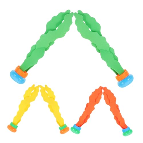 FRCOLOR 6 Stück Teiliges Wasserspielzeug Unterwasser Tauchen Meerespflanzen Form Bunt Langlebig für Tauchtraining und Poolspiele Eltern Junge Mädchen Aktivität Zufällige FRCOLOR 6 Stück Teiliges Wasserspielzeug Unterwasser Tauchen Meerespflanzen Form Bunt Langlebig für Tauchtraining und Poolspiele Eltern Junge Mädchen Aktivität Zufällige von FRCOLOR
