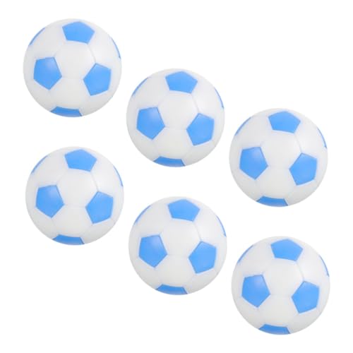 FRCOLOR 6 Stück Tischfußball Ersatzbälle aus Langlebigem Kunststoff Mini Fußball Kugeln für Tischkicker Robust und Sicher Familienunterhaltung für Indoor Spielspaß von FRCOLOR