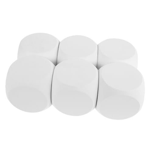 FRCOLOR 6 Stück Weiße Schaumstoffwürfel Seitig Blanko Sicherer Eva Schaum zum Bemalen Basteln für Kreative DIY Graffiti Party Deko Lernspielzeug Classroom Foam Dice FRCOLOR 6 Stück Weiße Schaumstoffwürfel Seitig Blanko Sicherer Eva Schaum zum Bemalen Basteln für Kreative DIY Graffiti Party Deko Lernspielzeug Classroom Foam Dice von FRCOLOR