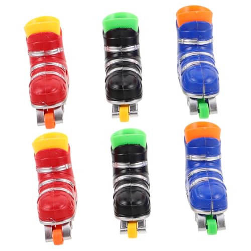 FRCOLOR 6 Tragbare Finger Skates für Schreibtischunterhaltung Schwarze Rote Blaue Finger für Erwachsene für Büro und Reisen FRCOLOR 6 Tragbare Finger Skates für Schreibtischunterhaltung Schwarze Rote Blaue Finger für Erwachsene für Büro und Reisen von FRCOLOR