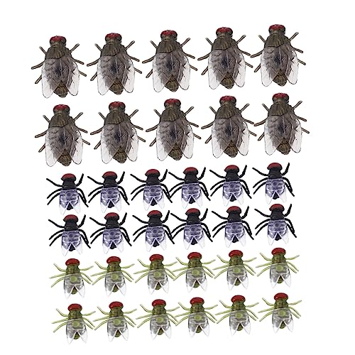 FRCOLOR 60 Stück Fake Fliegen für Halloween Realistische Schmeißfliegen und Fruchtfliegen Lustige Prank Requisiten für Partys und Karneval FRCOLOR 60 Stück Fake Fliegen für Halloween Realistische Schmeißfliegen und Fruchtfliegen Lustige Prank Requisiten für Partys und Karneval von FRCOLOR