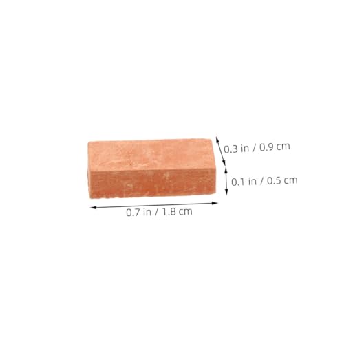 FRCOLOR 60 Stück Maßstab Realistische Mini Modellziegel für Sandtisch Mikro Landschaft Wiederverwendbar Einfach zu Bauen für DIY Miniaturhäuser und Architekturmodelle FRCOLOR 60 Stück Maßstab Realistische Mini Modellziegel für Sandtisch Mikro Landschaft Wiederverwendbar Einfach zu Bauen für DIY Miniaturhäuser und Architekturmodelle von FRCOLOR