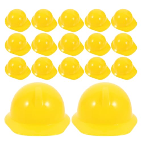 FRCOLOR 60 Stück Teiliges Mini sicherheitshelm Robustem Vielseitige Mini bauarbeiterhelme für DIY deko Puppenhauszubehör Party und Haustierkostüm Kompakt und Strapazierfähig von FRCOLOR