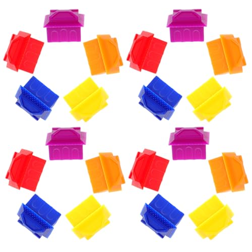 FRCOLOR 60 Stück Teiliges Spielhaus für Brettspiele Bunte Mini Häuser in Farben Langlebige Schachfiguren Ersatzteile für Strategiespiele Geeignet für Erwachsene und Jugendliche Fördert und FRCOLOR 60 Stück Teiliges Spielhaus für Brettspiele Bunte Mini Häuser in Farben Langlebige Schachfiguren Ersatzteile für Strategiespiele Geeignet für Erwachsene und Jugendliche Fördert und von FRCOLOR