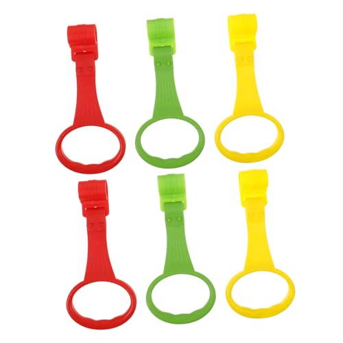 FRCOLOR 6Stücke Tragbare Babybett Aufstehringe Hängeringe für Gehübungen Klimmzugringe Motorischen Fähigkeiten Sicherer Griff für Junge Mädchen Geeignet für Laufgitter FRCOLOR 6Stücke Tragbare Babybett Aufstehringe Hängeringe für Gehübungen Klimmzugringe Motorischen Fähigkeiten Sicherer Griff für Junge Mädchen Geeignet für Laufgitter von FRCOLOR