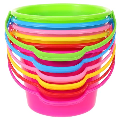 FRCOLOR 6Stücke Wiederverwendbare Sandspielzeuge Leichte Sandeimer für Strand Garten und Park für Kreative Sommeraktivitäten und Spielspaß Am Wasser von FRCOLOR