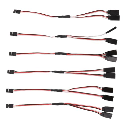 FRCOLOR 6stücke Rc-verlängerungskabel Y-stecker Splitterkabel Verlängerungskabel Kompatibel Mit Rc-Modell-rc-Auto-modellflugzeug-steuerkabel Rc-flugzeugkabel Rc-flugzeugausrüstung von FRCOLOR