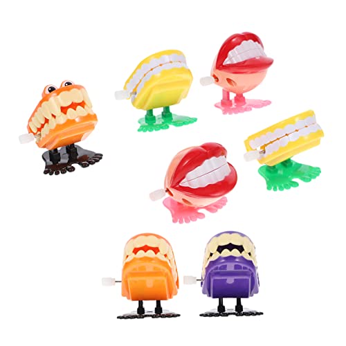 FRCOLOR 7 Stück Teiliges Aufziehspielzeug Klapperzähne für Lustige und Kreative Zahndekoration für Partys Geeignet für Spiel und Lernen Einfach zu Greifen FRCOLOR 7 Stück Teiliges Aufziehspielzeug Klapperzähne für Lustige und Kreative Zahndekoration für Partys Geeignet für Spiel und Lernen Einfach zu Greifen von FRCOLOR