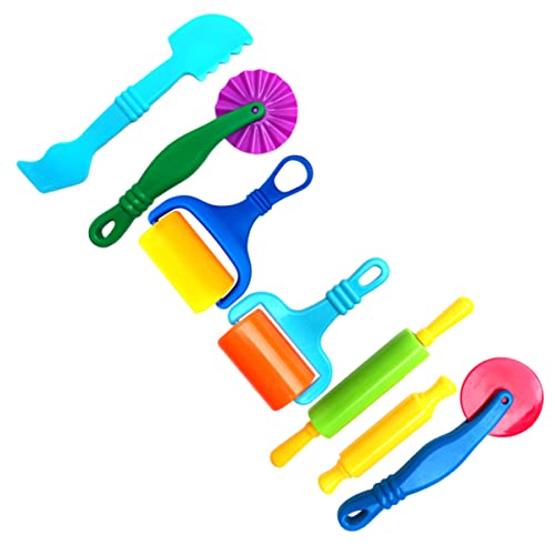 FRCOLOR 7 Stück Teiliges Knete Zubehör Set mit Handroller für Lustiges DIY Knetwerkzeug aus Plastik zum Modellieren und Gestalten Knete Zufällige Farben Zufällige Farbe Zufällige Farbe FRCOLOR 7 Stück Teiliges Knete Zubehör Set mit Handroller für Lustiges DIY Knetwerkzeug aus Plastik zum Modellieren und Gestalten Knete Zufällige Farben Zufällige Farbe Zufällige Farbe von FRCOLOR