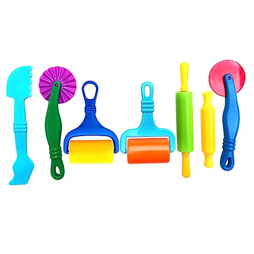 FRCOLOR 7 Stück Teiliges Knetwerkzeug Set mit Kunststoff Roller für Spaßige DIY Modelle mit Zufälligen Farben Geeignet für Knet und Tonarbeiten Fördert Kreativität und Zufällige Farbe FRCOLOR 7 Stück Teiliges Knetwerkzeug Set mit Kunststoff Roller für Spaßige DIY Modelle mit Zufälligen Farben Geeignet für Knet und Tonarbeiten Fördert Kreativität und Zufällige Farbe von FRCOLOR