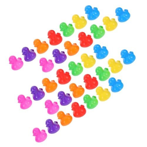 FRCOLOR 70 Stück Teiliges Bade und Poolspielzeug mit Schwimmenden Enten Bällen Bunte PE Kunststoffbälle für Ballbecken Badewanne und Strandspiel Fördert Eltern Junge Mädchen Interaktion von FRCOLOR