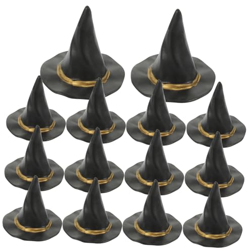 FRCOLOR 72 Stck. Teiliges Mini Hexenhut für Puppenhaus Dekoration Halloween Tischdeko Miniatur Zauberhüte für DIY Basteln und Party Zubehör von FRCOLOR