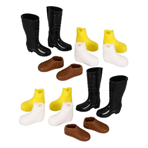FRCOLOR 8 Paare Miniatur Puppenschuhe Mini Doll Boots für Puppen Detailreiche Doll Accessories Vielseitig für Puppenhaus Dekoration und Anziehspielzeug Praktische Miniatur Schuhe FRCOLOR 8 Paare Miniatur Puppenschuhe Mini Doll Boots für Puppen Detailreiche Doll Accessories Vielseitig für Puppenhaus Dekoration und Anziehspielzeug Praktische Miniatur Schuhe von FRCOLOR
