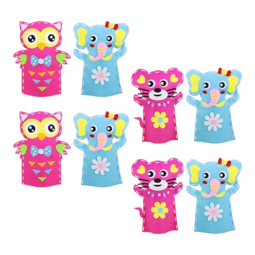 FRCOLOR 8 Sätze Teiliges DIY Handpuppen Bastelset für Kreative Stofftier Handpuppen zum Selbermachen Pädagogisches Lernspielzeug als für Mädchen und Jungen FRCOLOR 8 Sätze Teiliges DIY Handpuppen Bastelset für Kreative Stofftier Handpuppen zum Selbermachen Pädagogisches Lernspielzeug als für Mädchen und Jungen von FRCOLOR