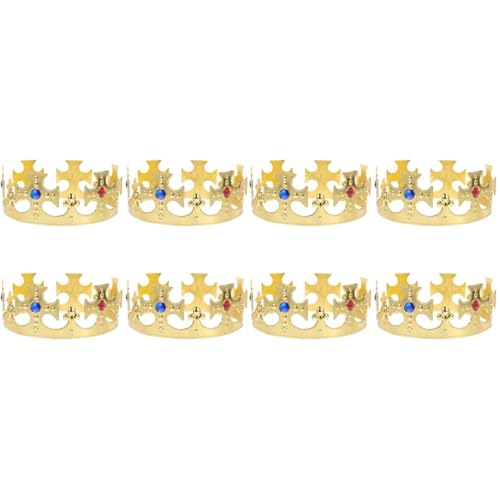 FRCOLOR 8 Stk Krone Stirnband Königin Cosplay-party Kunststoff-königsprinz Kronen Königlicher König Für Männer Cosplay-krone Goldener König Krone Anziehen Mann Junge Mädchen Plastik Foto FRCOLOR 8 Stk Krone Stirnband Königin Cosplay-party Kunststoff-königsprinz Kronen Königlicher König Für Männer Cosplay-krone Goldener König Krone Anziehen Mann Junge Mädchen Plastik Foto von FRCOLOR