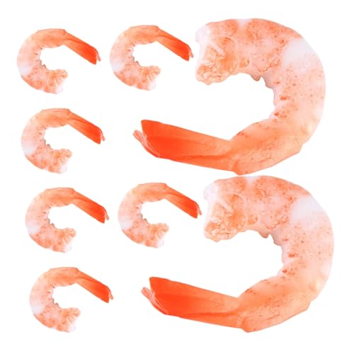 FRCOLOR 8 Stück Garnelenimitat Garnelen-Modelle gefälschte Garnelenstütze Garnelen- für Party Simulation gekochtes Garnelen -Lebensmittelmodell lebensechte gekochte Garnelen PVC rot FRCOLOR 8 Stück Garnelenimitat Garnelen-Modelle gefälschte Garnelenstütze Garnelen- für Party Simulation gekochtes Garnelen -Lebensmittelmodell lebensechte gekochte Garnelen PVC rot von FRCOLOR