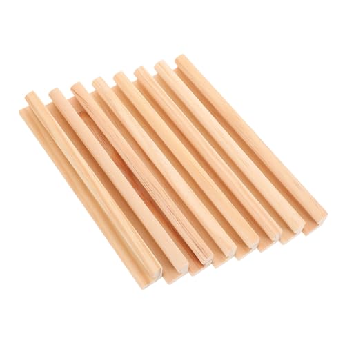 FRCOLOR 8 Stück Holz Domino Racks Teiliges DIY Zubehör für Desktop Spiele Multifunktionale Ständer für Dominosteine und Buchstaben Langlebig und Praktisch für Familienspiele FRCOLOR 8 Stück Holz Domino Racks Teiliges DIY Zubehör für Desktop Spiele Multifunktionale Ständer für Dominosteine und Buchstaben Langlebig und Praktisch für Familienspiele von FRCOLOR