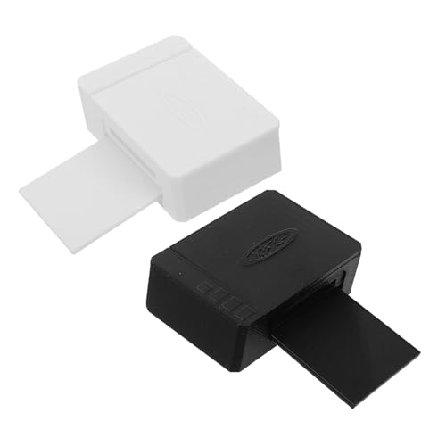 FRCOLOR 8 Stück Kleine Büromaterialien Realistische Schreibtischaccessoires Handliche für Kreatives Detailgetreue Drucker für Puppenhausdekoration von FRCOLOR