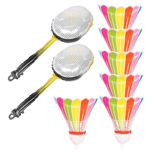 FRCOLOR 8 Stück Teiliges Aufblasbare Badminton Ballons aus Aluminiumfolie Farbiges Dekorationszubehör für Sportgeburtstagsfeiern und Badminton Events Einfach Aufzuhängen Langlebig und FRCOLOR 8 Stück Teiliges Aufblasbare Badminton Ballons aus Aluminiumfolie Farbiges Dekorationszubehör für Sportgeburtstagsfeiern und Badminton Events Einfach Aufzuhängen Langlebig und von FRCOLOR