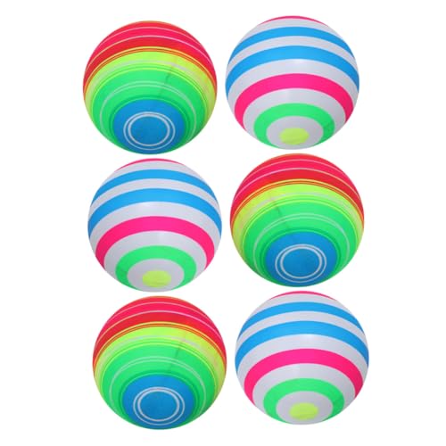 FRCOLOR 8 Stück Teiliges Aufblasbares Strandball Kreative Regenbogen Bälle für Pool und Strandsport Leicht und Sicher für Kleinkinder Einfache Aufbewahrung nach Gebrauch FRCOLOR 8 Stück Teiliges Aufblasbares Strandball Kreative Regenbogen Bälle für Pool und Strandsport Leicht und Sicher für Kleinkinder Einfache Aufbewahrung nach Gebrauch von FRCOLOR