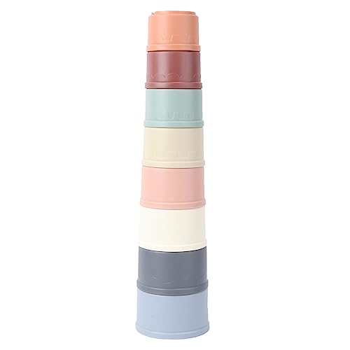 FRCOLOR 8 Stück Teiliges Badespielzeug für Lustige Stapelbecher mit Geometrischen Formen und Tiermotiven für Badewanne Hand Auge Koordination und Lernspaß FRCOLOR 8 Stück Teiliges Badespielzeug für Lustige Stapelbecher mit Geometrischen Formen und Tiermotiven für Badewanne Hand Auge Koordination und Lernspaß von FRCOLOR