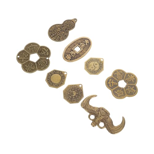 FRCOLOR 8stücke Chinesische Messingmünzen Zum Basteln Dekorative Messingmünzen Chinesische Friedensamulette Filigrane Vintage-messingmünze Wahrsagewerkzeuge Neuartige Münzen Antike FRCOLOR 8stücke Chinesische Messingmünzen Zum Basteln Dekorative Messingmünzen Chinesische Friedensamulette Filigrane Vintage-messingmünze Wahrsagewerkzeuge Neuartige Münzen Antike von FRCOLOR