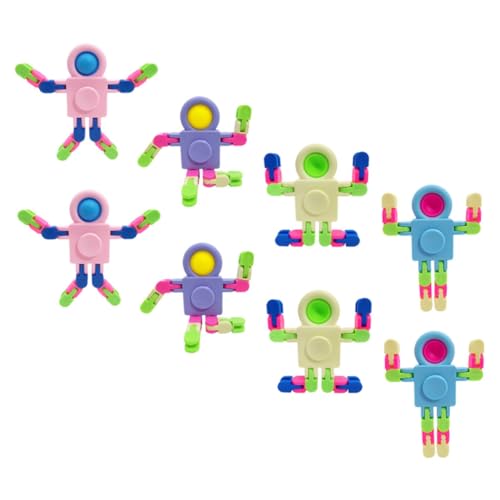 FRCOLOR 8 Stück Selbstgemacht Roboter Finger Spielzeug Abnehmbare Sensorische Zappelspielzeug für Erwachsene Dekompressionsspielzeug für Büro und Zuhause FRCOLOR 8 Stück Selbstgemacht Roboter Finger Spielzeug Abnehmbare Sensorische Zappelspielzeug für Erwachsene Dekompressionsspielzeug für Büro und Zuhause von FRCOLOR