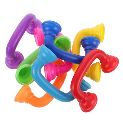 FRCOLOR 8 Stück Teiliges Flüstertelefon für Ergonomisch Geformt Gemischt aus Glattem Kunststoff Fördert Konzentration Farberkennung und Feinmotorik für Sprachtraining und Rollenspiele von FRCOLOR