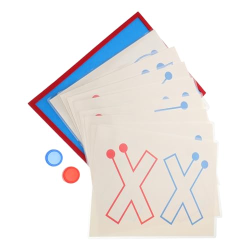 FRCOLOR 8 Stück Teiliges Gehirnentwicklungsspielzeug für Kleinkinder Hand Augen Koordinationskarte für Vorschule Interaktives Lernspiel für Gehirntraining und Kognitive Fähigkeiten von FRCOLOR