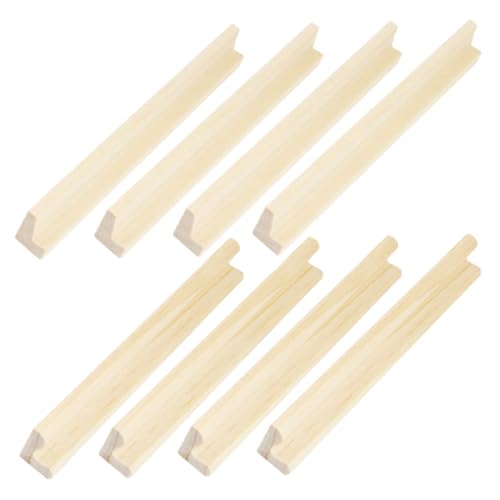 FRCOLOR 8 Stück Teiliges Holz Domino Halter Set Stabile Natürliche Holzablage mit Schrägem Design für DIY Basteln Alphabet Spiele Kreative Handwerksprojekte und Domino Spielkarten Display FRCOLOR 8 Stück Teiliges Holz Domino Halter Set Stabile Natürliche Holzablage mit Schrägem Design für DIY Basteln Alphabet Spiele Kreative Handwerksprojekte und Domino Spielkarten Display von FRCOLOR
